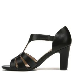 LifeStride Sandals|Women's , Caramel Sandal Black Smooth