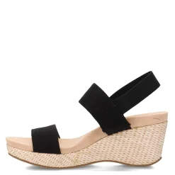 LifeStride Wedges|Women's , Delta Sandal Black