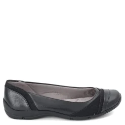 LifeStride Flats|Women's , Dig Flat Black