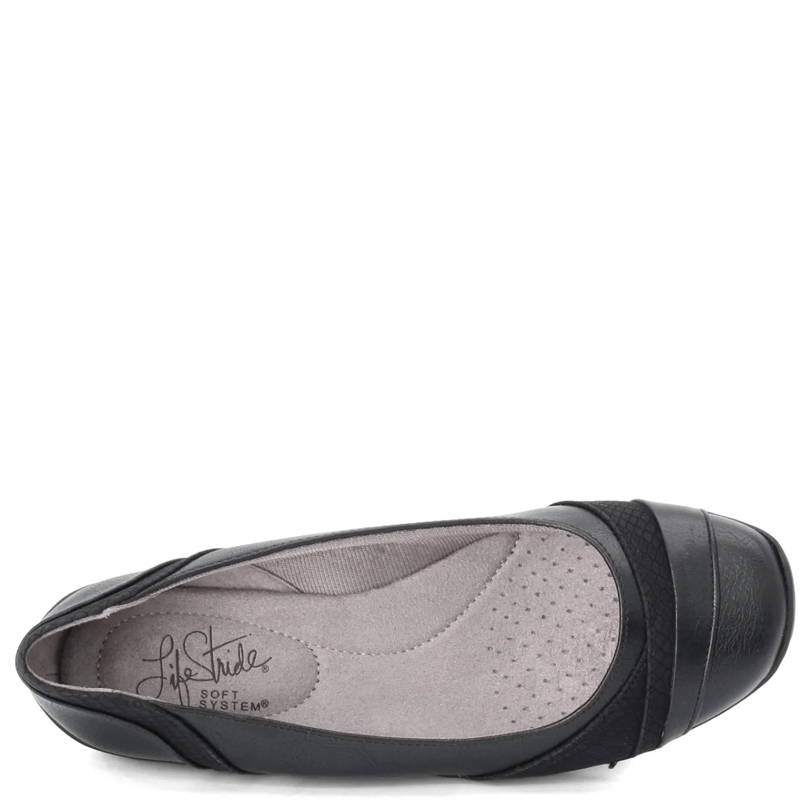 LifeStride Flats|Women's , Dig Flat Black
