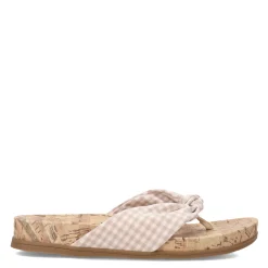 LifeStride Sandals|Women's , Happy Sandal Natural Gingham