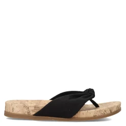 LifeStride Sandals|Women's , Happy Sandal Black Linen