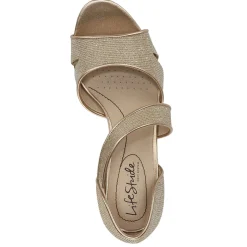 LifeStride Sandals|Women's , Mega Sandal Platino