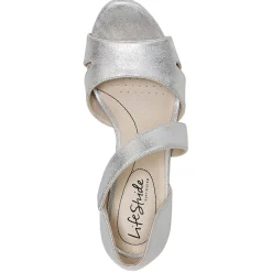 LifeStride Sandals|Women's , Mega Sandal Silver
