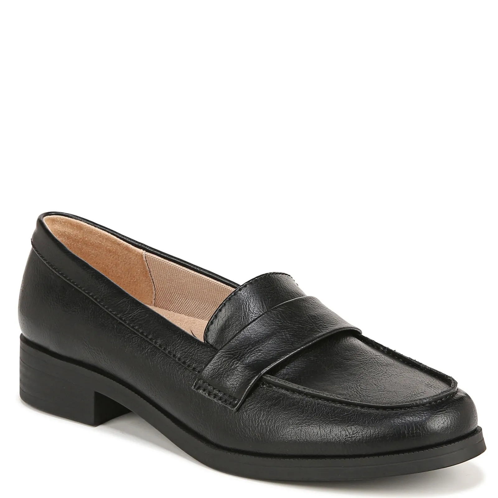 LifeStride Slip-On Shoes|Women's , Sonoma 2 Loafer Black Smooth