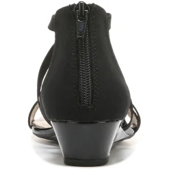 LifeStride Sandals|Women's , Yolanda Sandal Black Stretch