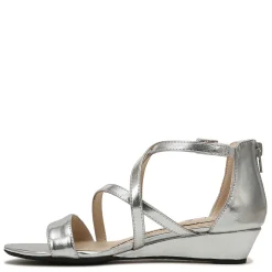 LifeStride Wedges|Women's , Yolanda Sandal Silver