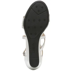 LifeStride Wedges|Women's , Yolanda Sandal Silver