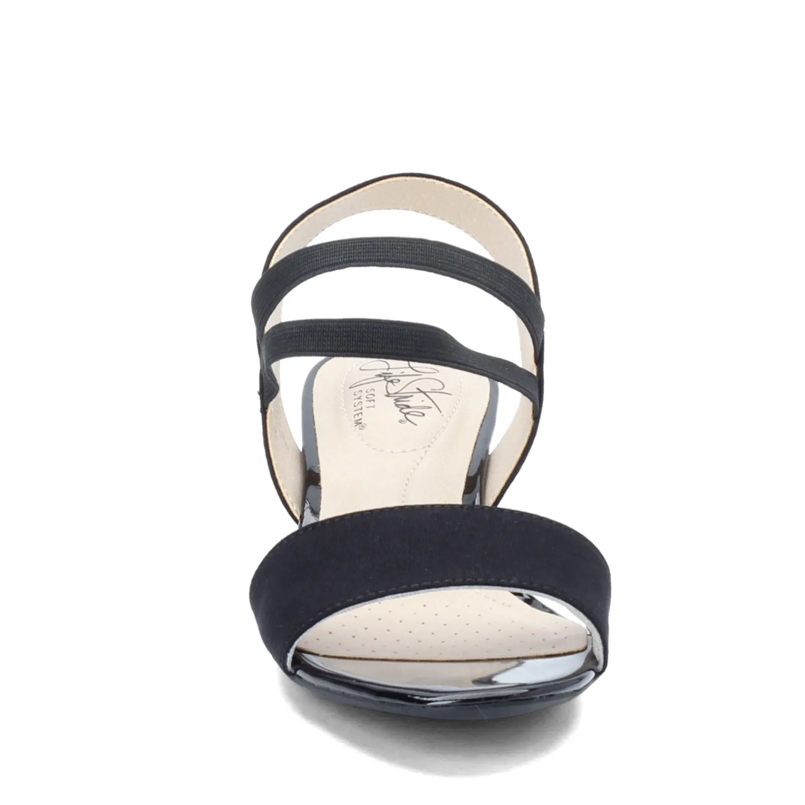 LifeStride Wedges|Women's , Yolo Sandal Black