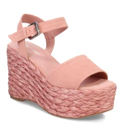 Marc Fisher Wedges|Women's , Burian Sandal Pink