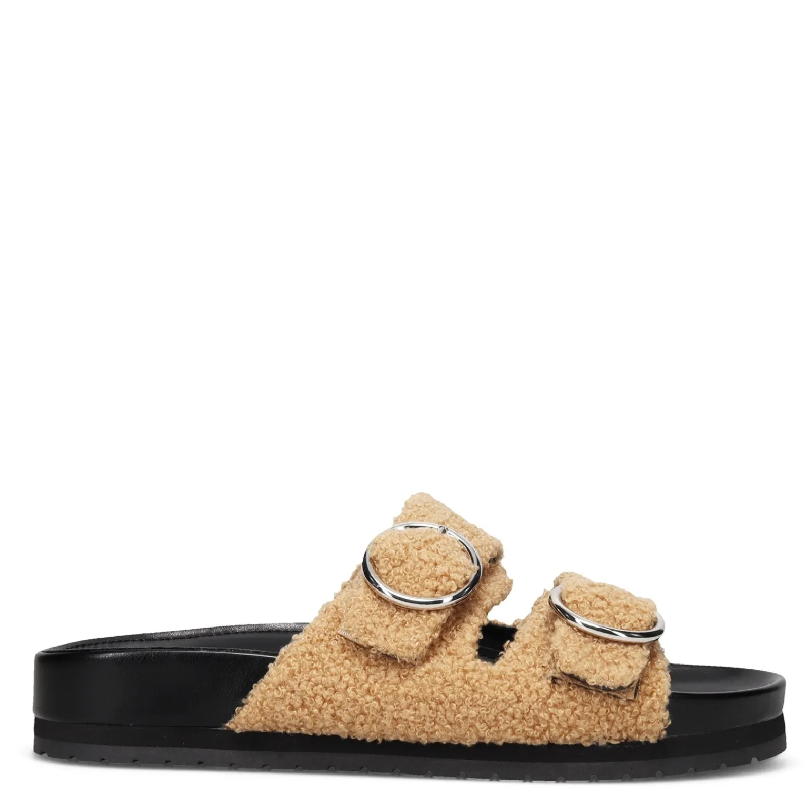 Marc Fisher Sandals|Women's , Keena Sandal Tan Fabric
