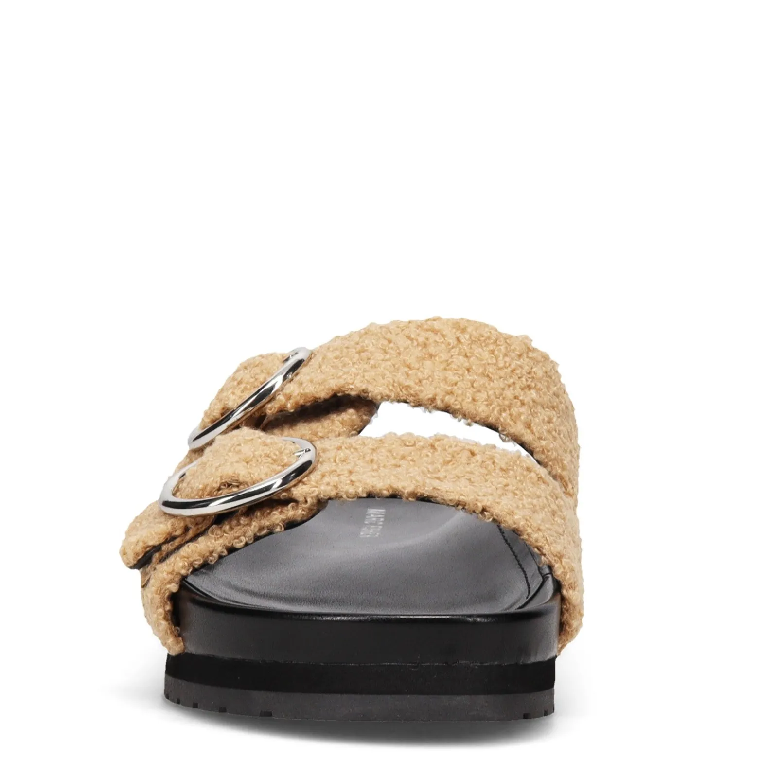 Marc Fisher Sandals|Women's , Keena Sandal Tan Fabric