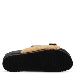 Marc Fisher Sandals|Women's , Keena Sandal Tan Fabric