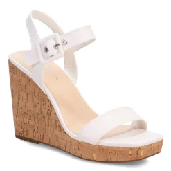 Marc Fisher Wedges|Women's , Lukey Sandal White