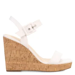 Marc Fisher Wedges|Women's , Lukey Sandal White