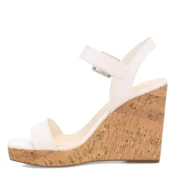 Marc Fisher Wedges|Women's , Lukey Sandal White