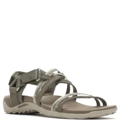 Merrell Sandals|Women's , Terran Cush 3 Lattice Sandal Olive