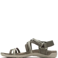 Merrell Sandals|Women's , Terran Cush 3 Lattice Sandal Olive