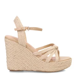 MIA Wedges|Women's , Ashlee Sandal Natural