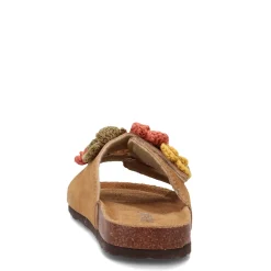 Muk Luks Sandals|Women's , Terra Turf Flora Sandal Brown
