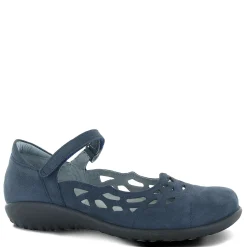 Naot Slip-On Shoes|Women's , Agathis Mary Jane Navy Nubuck