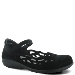 Naot Sandals|Women's , Agathis Maryjane Black Velvet Nubuck