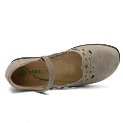 Naot Flats|Women's , Agathis Maryjane Speckled Beige