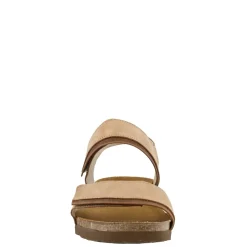 Naot Sandals|Women's , Aisha Sandal - Wide Width Beige Nubuck