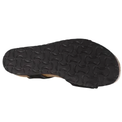 Naot Sandals|Women's , Aisha Sandal - Wide Width Black Nubuck