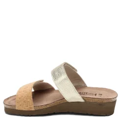 Naot Sandals|Women's , Althea Sandal Cork/Gold