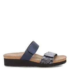 Naot Sandals|Women's , Althea Sandal Navy Python/Polar Sea