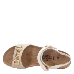 Naot Wedges|Women's , Aubrey Sandal Ivory
