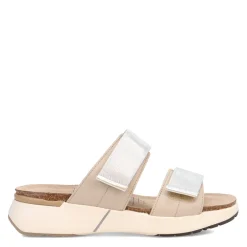 Naot Sandals|Women's , Calliope Sandal Ivory/Silver/Gray