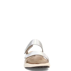 Naot Sandals|Women's , Calliope Sandal Ivory/Silver/Gray