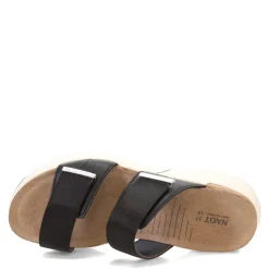 Naot Sandals|Women's , Calliope Sandal Black/Silver