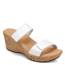 Naot Wedges|Women's , Caveran Sandal White