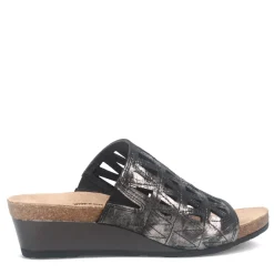 Naot Wedges|Women's , Crown Sandal Black