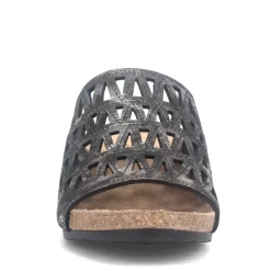 Naot Wedges|Women's , Crown Sandal Black