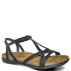 Naot Sandals|Women's , Dorith Sandal Black Raven