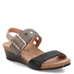 Naot Sandals|Women's , Dynasty Sandal Black Grey