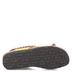 Naot Sandals|Women's , Eliana Sandal Ivory/Marigold/Brown