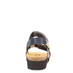 Naot Sandals|Women's , Eliana Sandal Chestnut/Foggy Gray/Ink