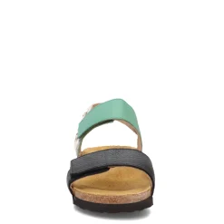 Naot Sandals|Women's , Eliana Sandal Black/Jade/White