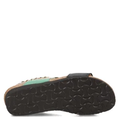 Naot Sandals|Women's , Eliana Sandal Black/Jade/White