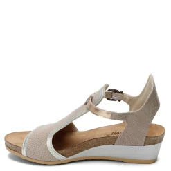 Naot Sandals|Women's , Fiona Sandal Beige Reptile