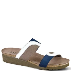 Naot Sandals|Women's , Frankie Sandal White/Blue/Khaki