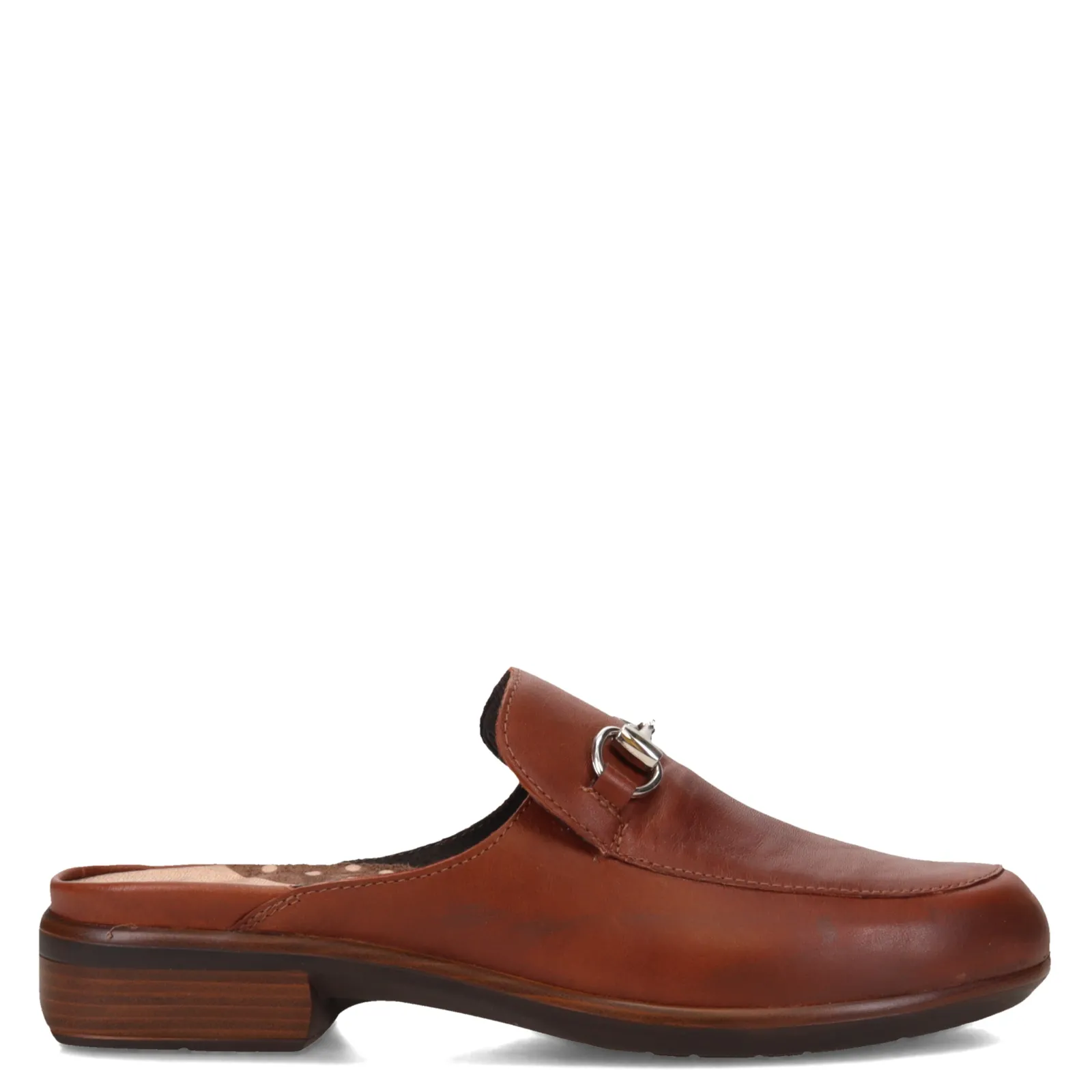 Naot Flats|Women's , Halny Clog Chestnut