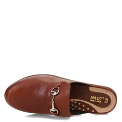Naot Flats|Women's , Halny Clog Chestnut