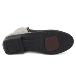 Naot Boots|Women's , Helm Boot Black/Speckled Beige