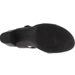 Naot Sandals|Women's , Intact Mid Heel Sandal Navy/Polar Sea/Pewter